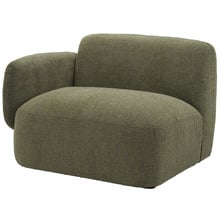 Forest Green Moab Left Corner Lounge Chair